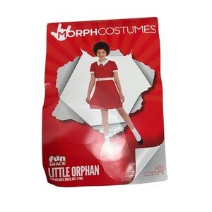 Little Orphan Kids Costume - Red
